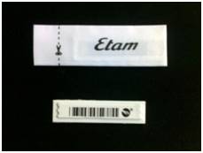 RFID etiquetas en la ropa